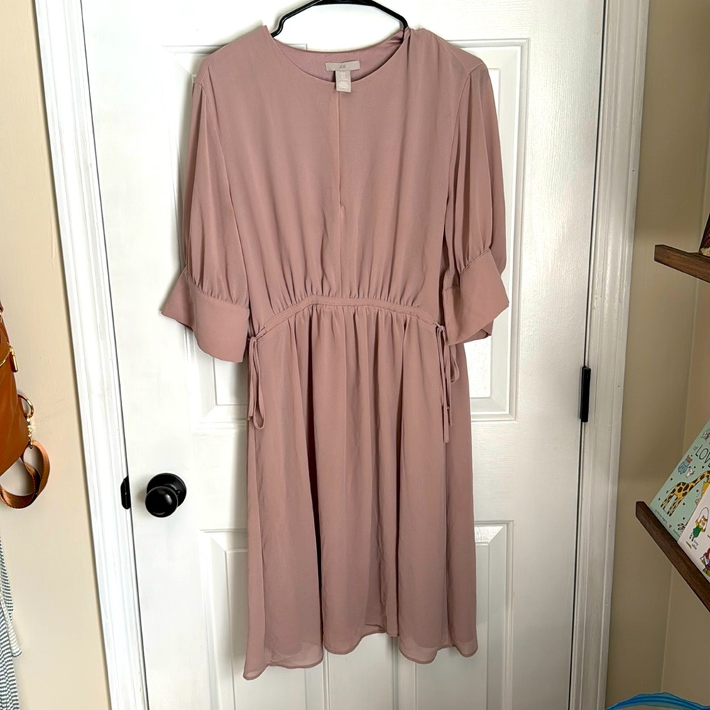 H&M Dusty Muave Dress-Size Medium
